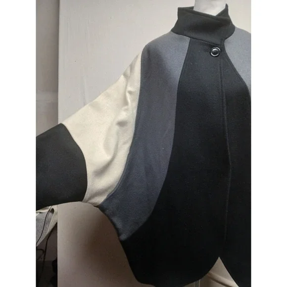 Vintage Wool Parka Coat Eccentric Boho One Size - Picture 3 of 10